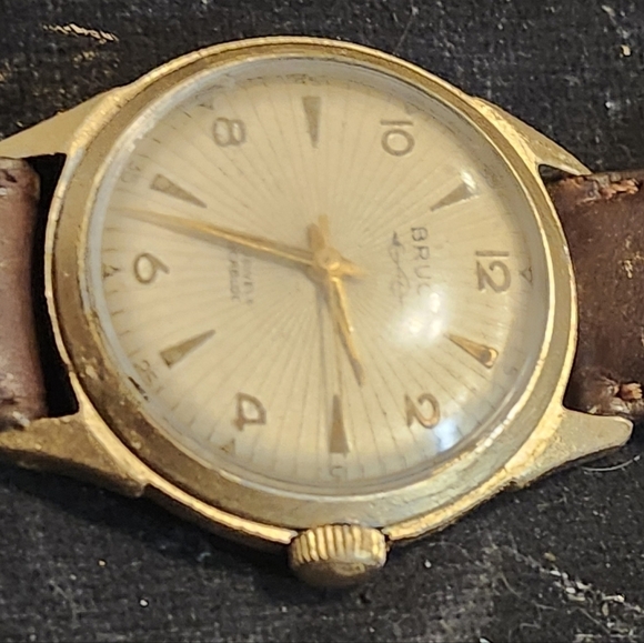 Vintage 50s or 60s Bruce Incabloc Goldtone - Picture 4 of 8